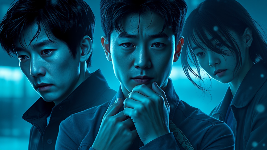 영화 시스터: 주요 등장인물 소개 (realistic 스타일)