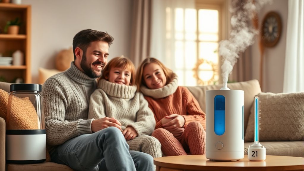 실내 적정 온도 유지 및 관리법 (realistic 스타일)