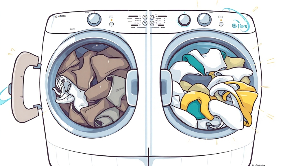 청소 전후 변화 & 관리 팁 (cartoon 스타일)