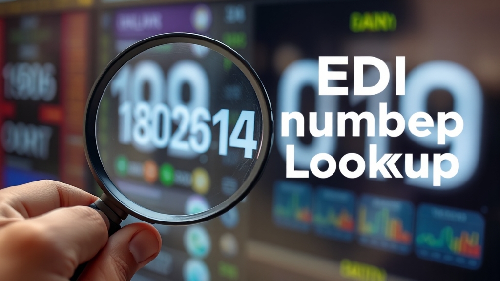 EDI 관련 번호 조회 방법 (realistic 스타일)