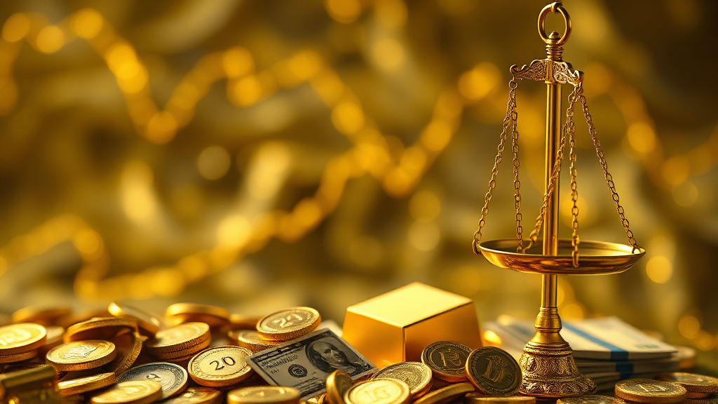 금 시세, 단기 예측 & 장기 전망 (realistic 스타일)