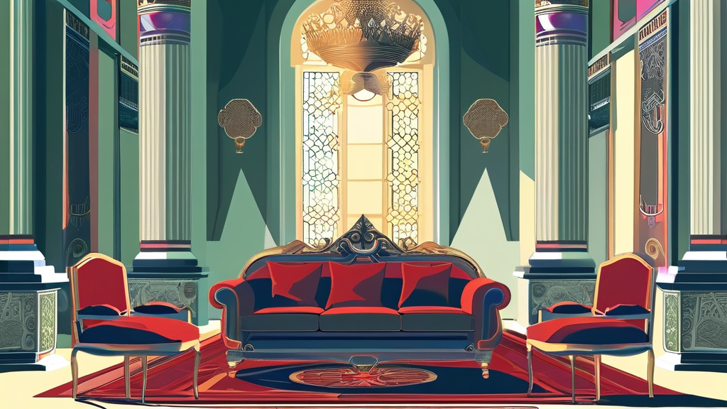 조선 왕들의 삶과 역사에서 배우는 교훈 (illustration 스타일)