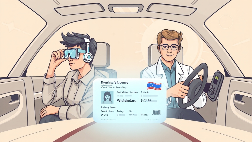 적성검사, 왜 필요할까요? (illustration 스타일)