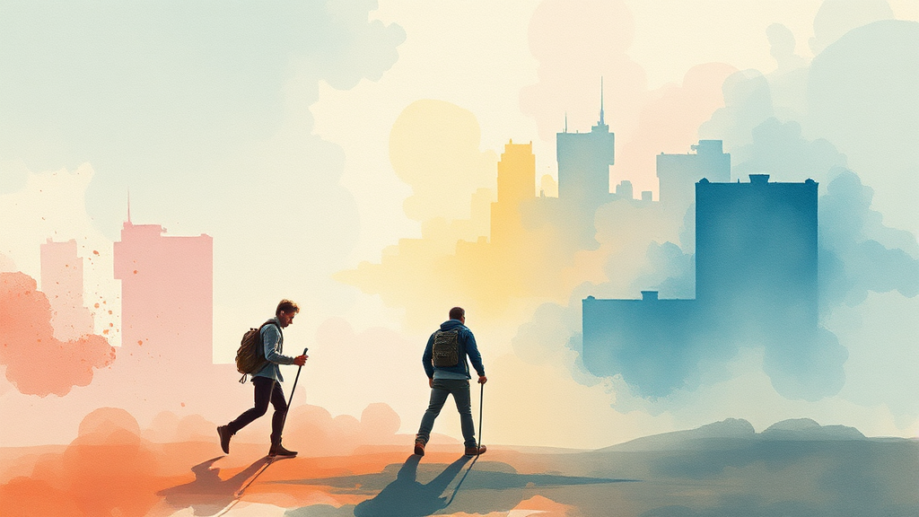 1인 제작 시스템의 한계와 조직 문화의 충돌 (watercolor 스타일)