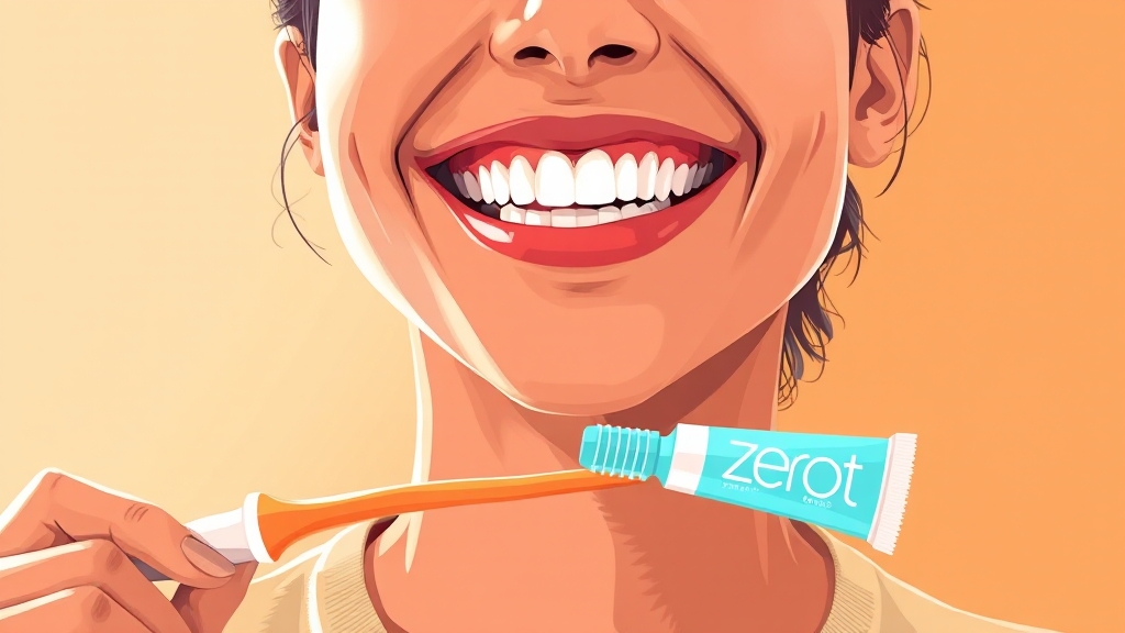 치약 사용 후 실제 경험과 변화 (illustration 스타일)