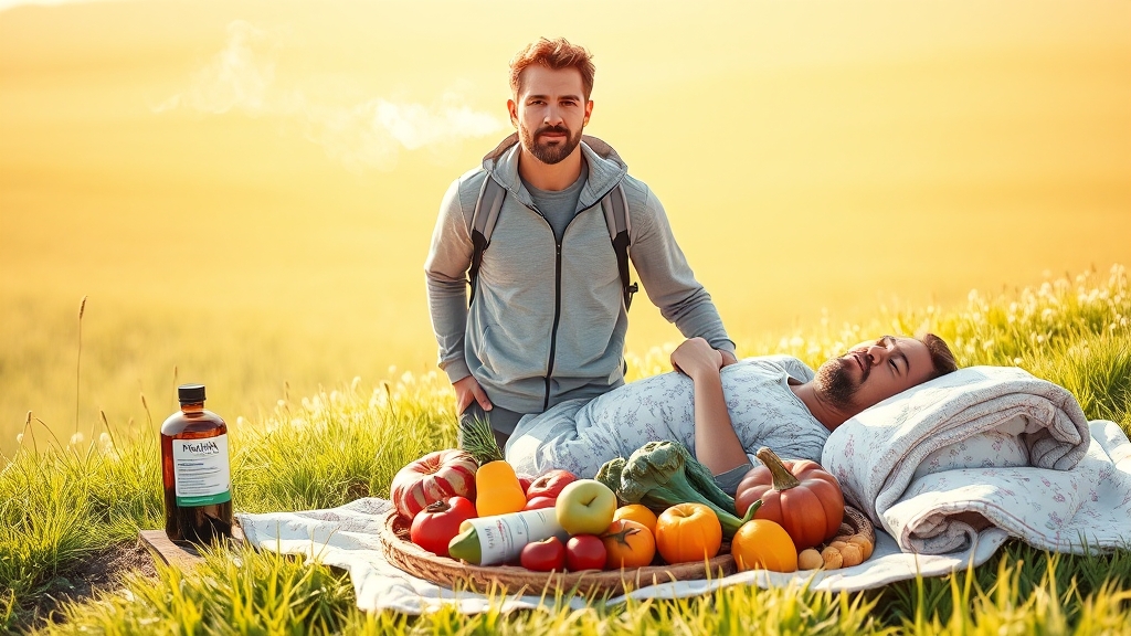 대상포진 재발 방지, 영양소 섭취와 주의사항 (realistic 스타일)