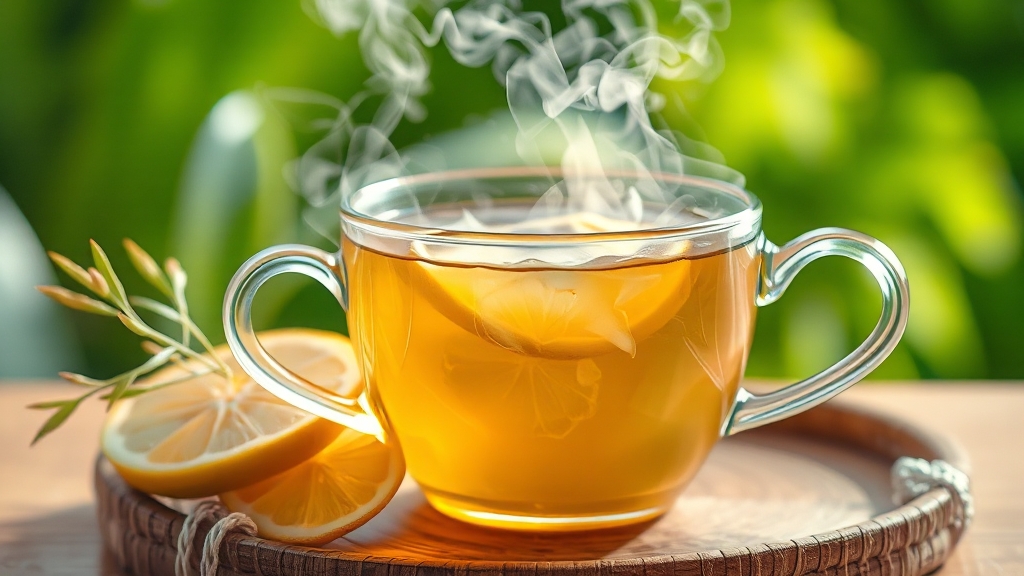 레몬그라스차, 효능 알아보기 (realistic 스타일)