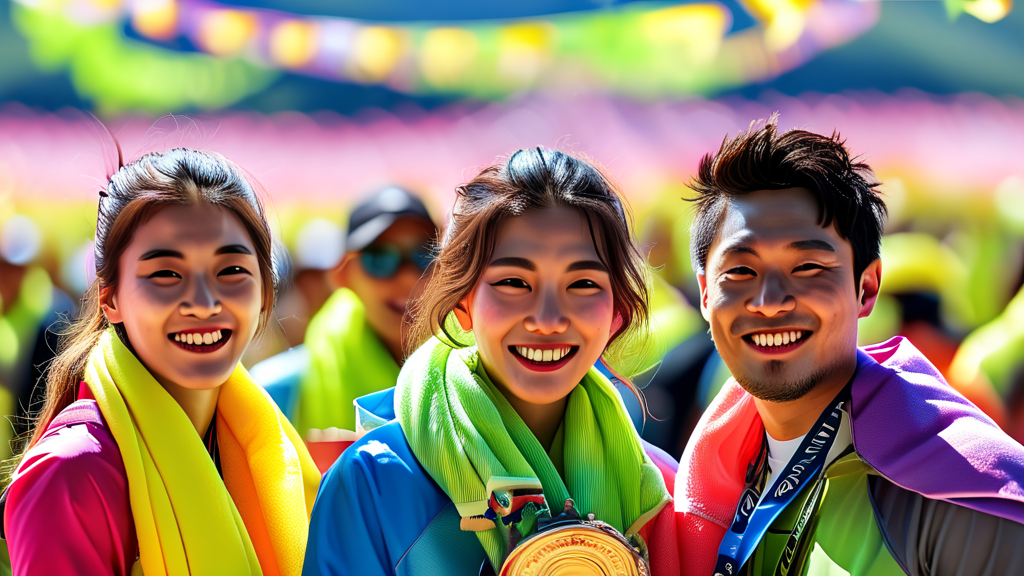 참가자를 위한 든든한 지원과 푸짐한 경품 (realistic 스타일)