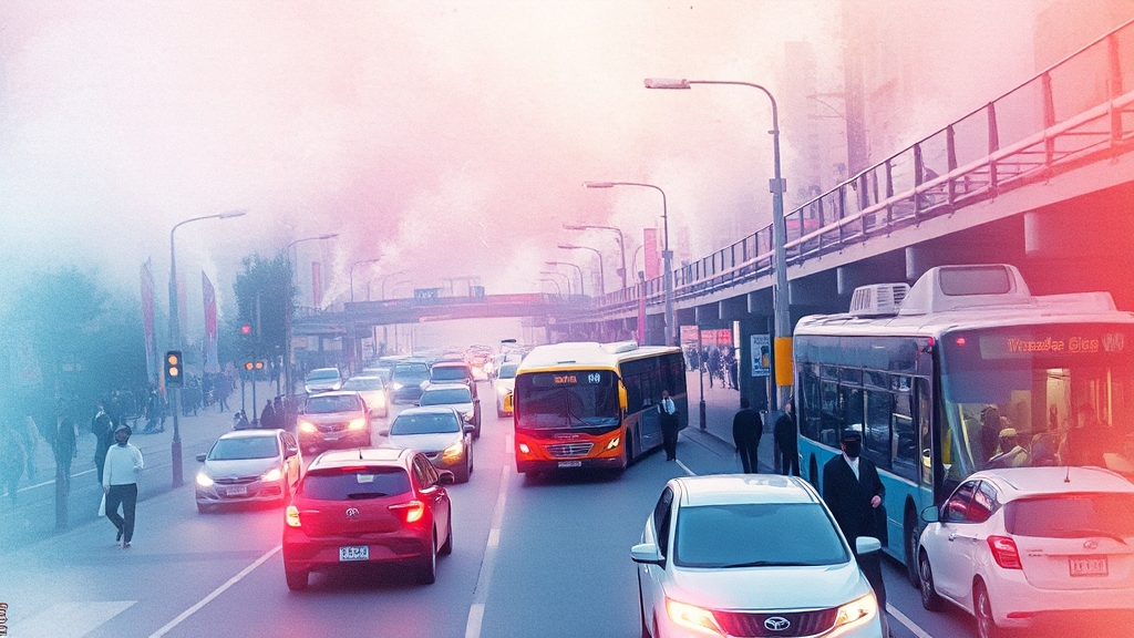 행사 당일 교통 정보 (watercolor 스타일)