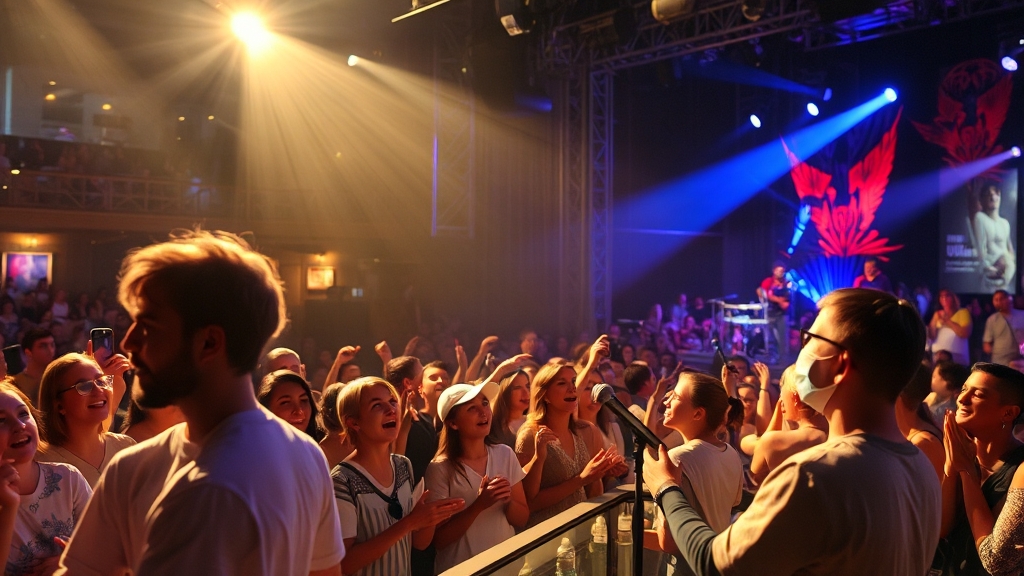 굿즈 정보 & 팬 스토어 안내 (realistic 스타일)