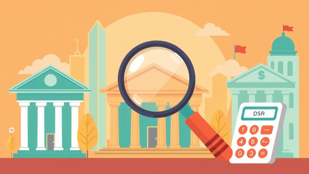 은행별 조건 비교 분석 (illustration 스타일)