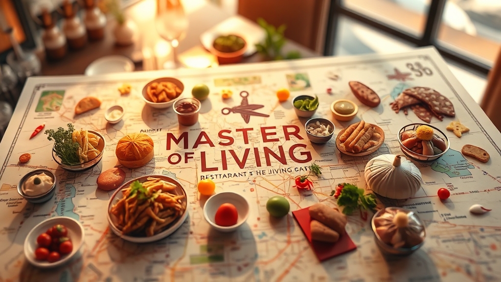 맛집 위치 및 상세 정보 (realistic 스타일)