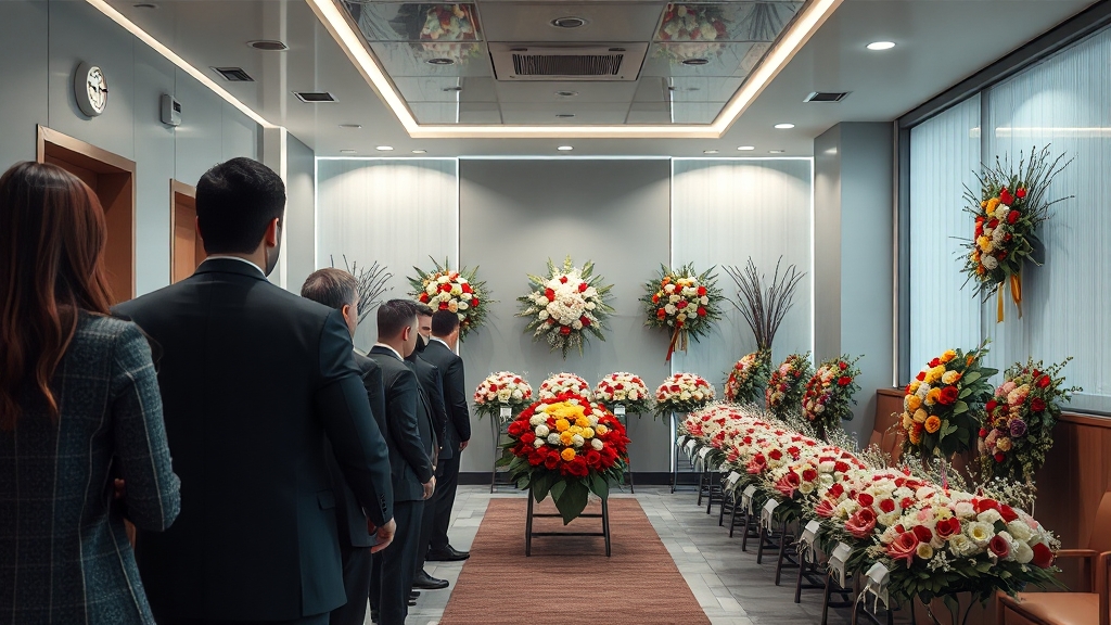 삼일병원 장례식장 정보 (realistic 스타일)