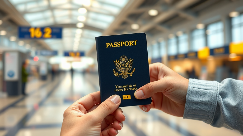 긴급 여권 발급, 비용과 소요 시간은 얼마나 걸릴까요? (realistic 스타일)