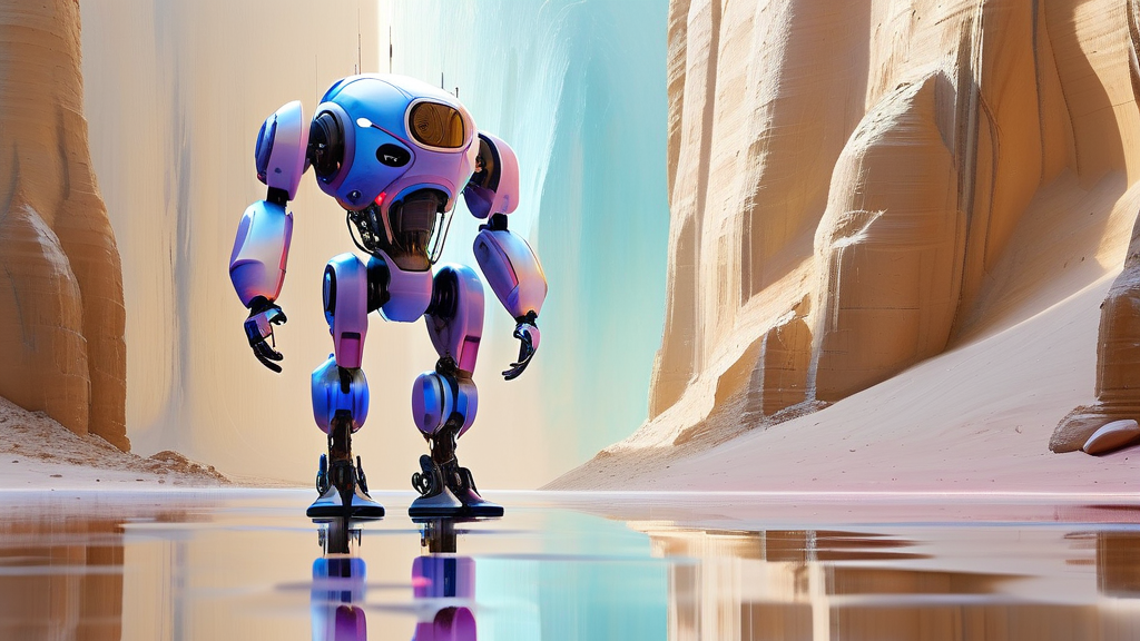 코스모로보틱스, 혁신적인 웨어러블 로봇 기업 (watercolor 스타일)