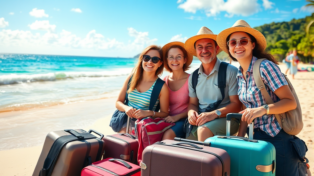 오키나와 여행 경비 및 준비물 (realistic 스타일)