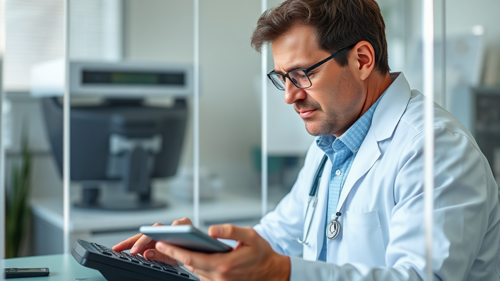 본인 부담금 및 관리 급여 (realistic 스타일)