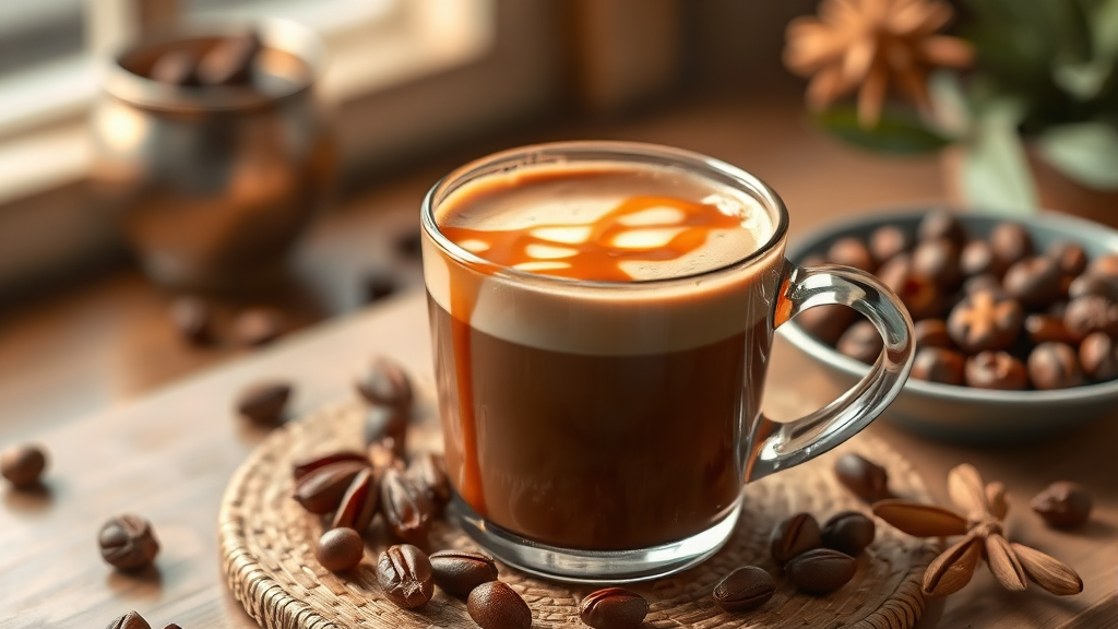 두바이 초콜릿 라떼, 특별한 맛의 비밀 (realistic 스타일)