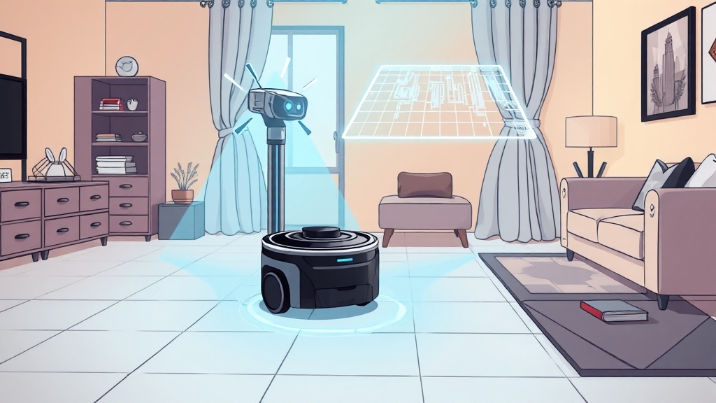 장애물 회피와 내비게이션 기술 비교 (cartoon 스타일)