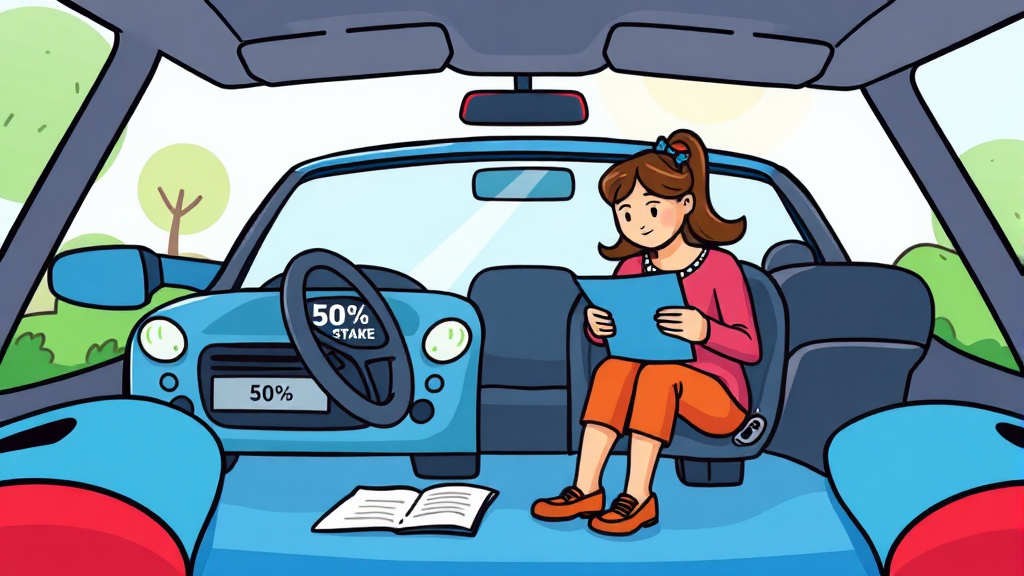 대출 신청 조건 (cartoon 스타일)