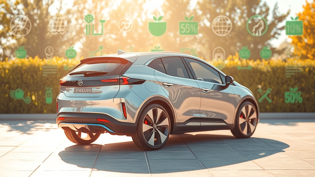 전기차 보험료 할인 혜택 (realistic 스타일)