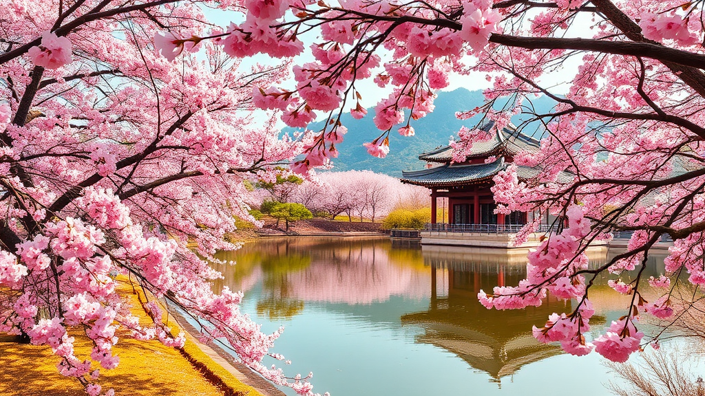 경상북도 대표 봄 축제, 놓치면 후회해요! (realistic 스타일)