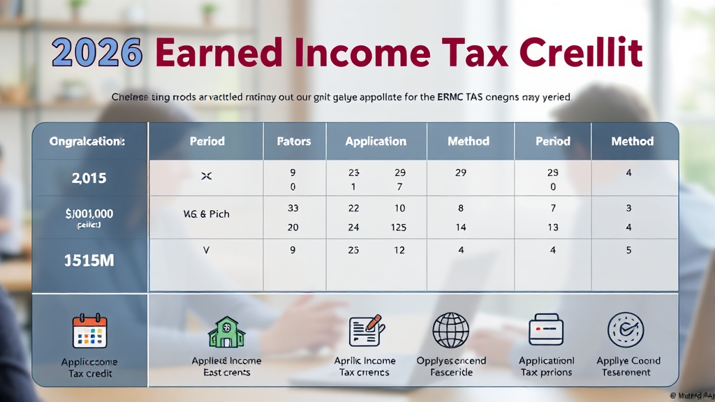 놓치지 마세요! 2026년 근로장려금 신청 기간 및 방법 (realistic 스타일)