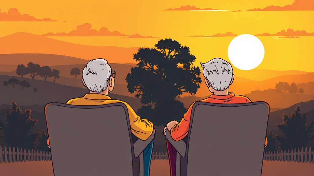 다층 연금 시스템 구축 (illustration 스타일)