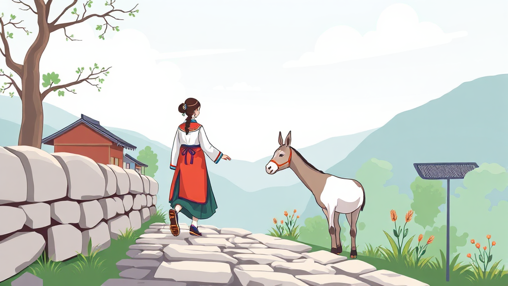 선비촌 체험: 전통 문화와 다채로운 즐길 거리 (illustration 스타일)