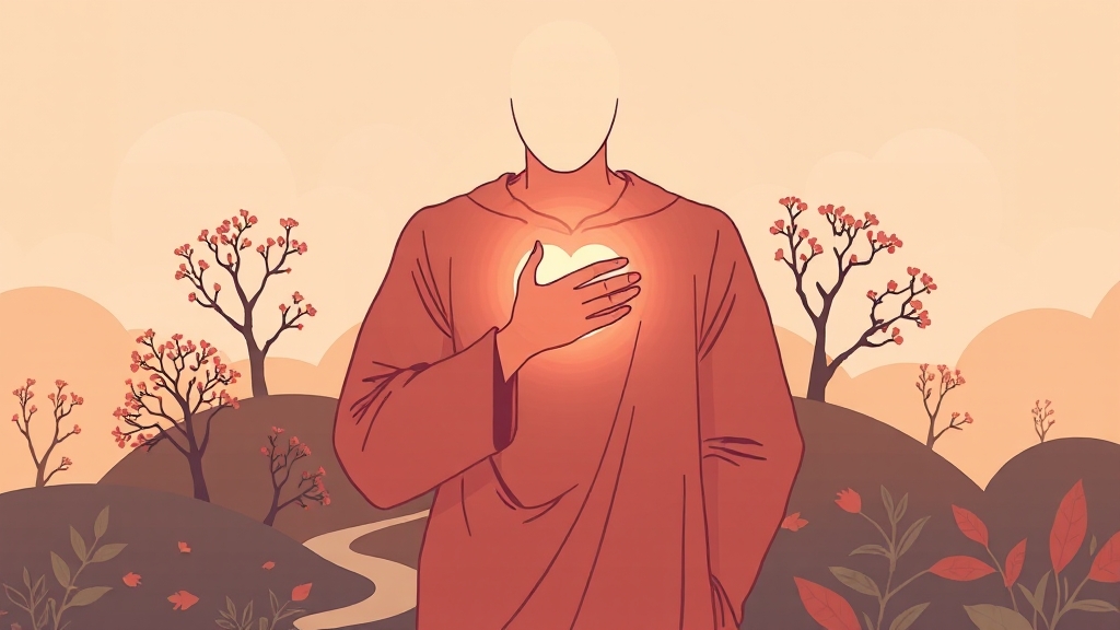 심리 회복 프로그램: 마음 치유 (illustration 스타일)