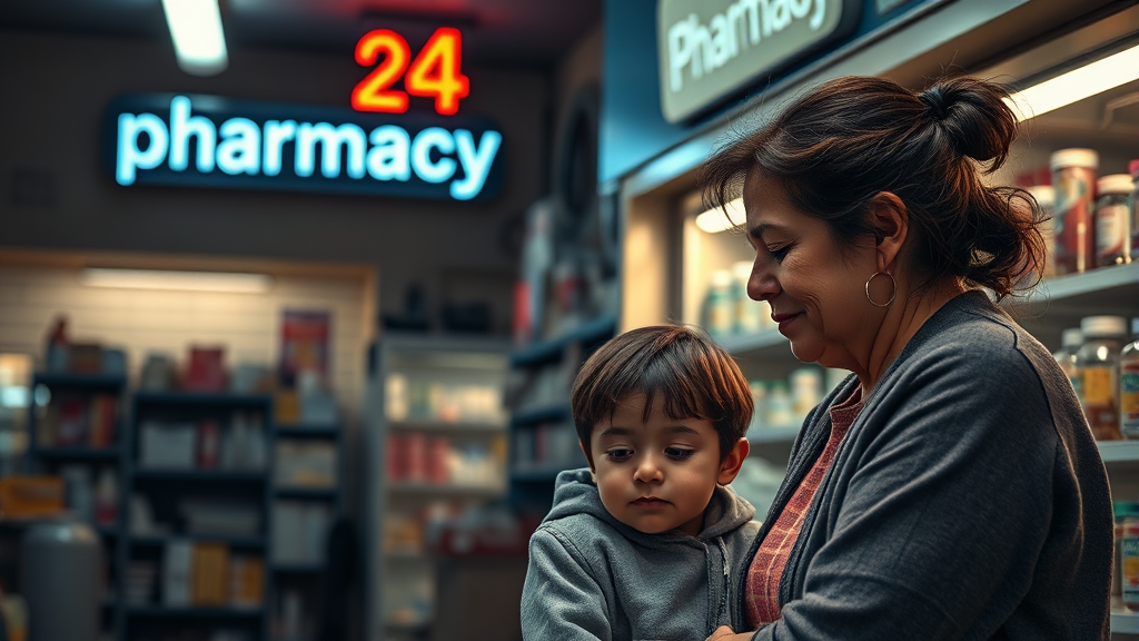 약국, 왜 미리 알아둬야 할까? (realistic 스타일)