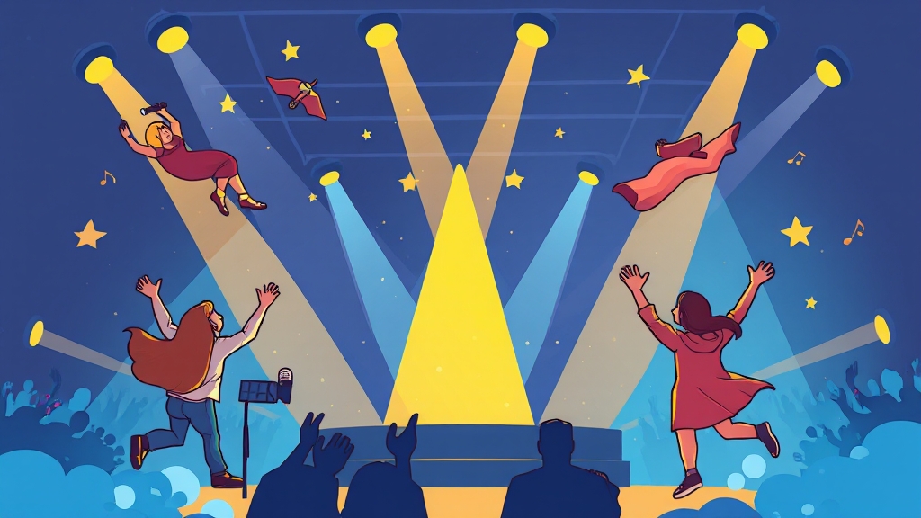 싱어게인4 투표 기간 및 참여 안내 (cartoon 스타일)