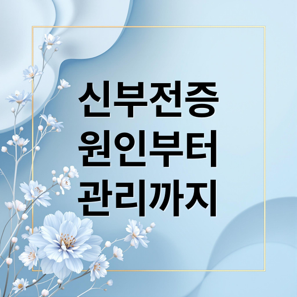 신부전증의 이해와 관리