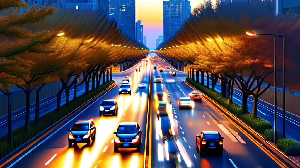 주요 변화 내용: 이동의 편리성과 새로운 가능성 (realistic 스타일)