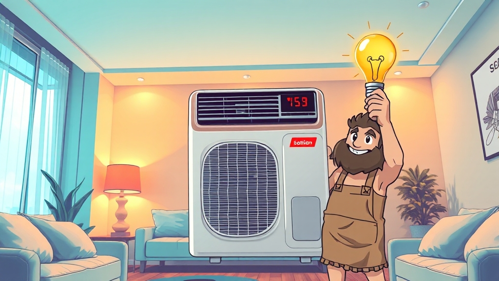 찬바람 불량, 원인은? (illustration 스타일)