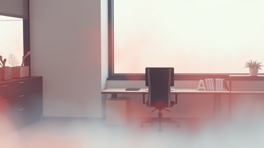 번아웃 주요 증상 (watercolor 스타일)