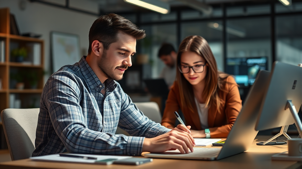 AI 시대, 필요한 역량과 미래 전망 (realistic 스타일)