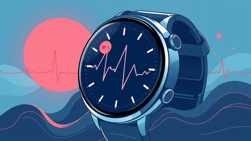 웨어러블 헬스케어의 발전과 스마트워치의 미래 (illustration 스타일)