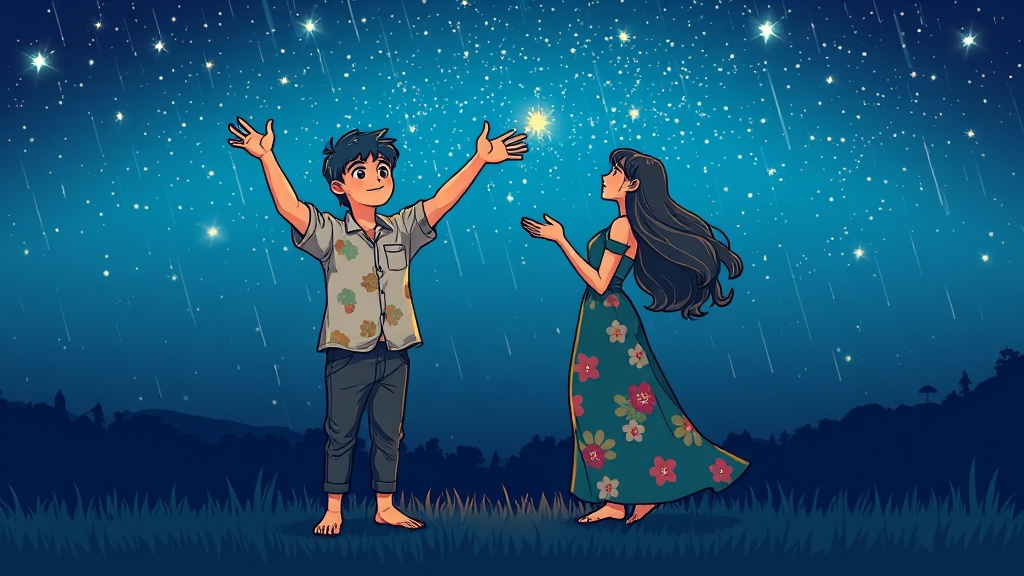 ‘Here I Am’ 가사의 다양한 해석 (cartoon 스타일)