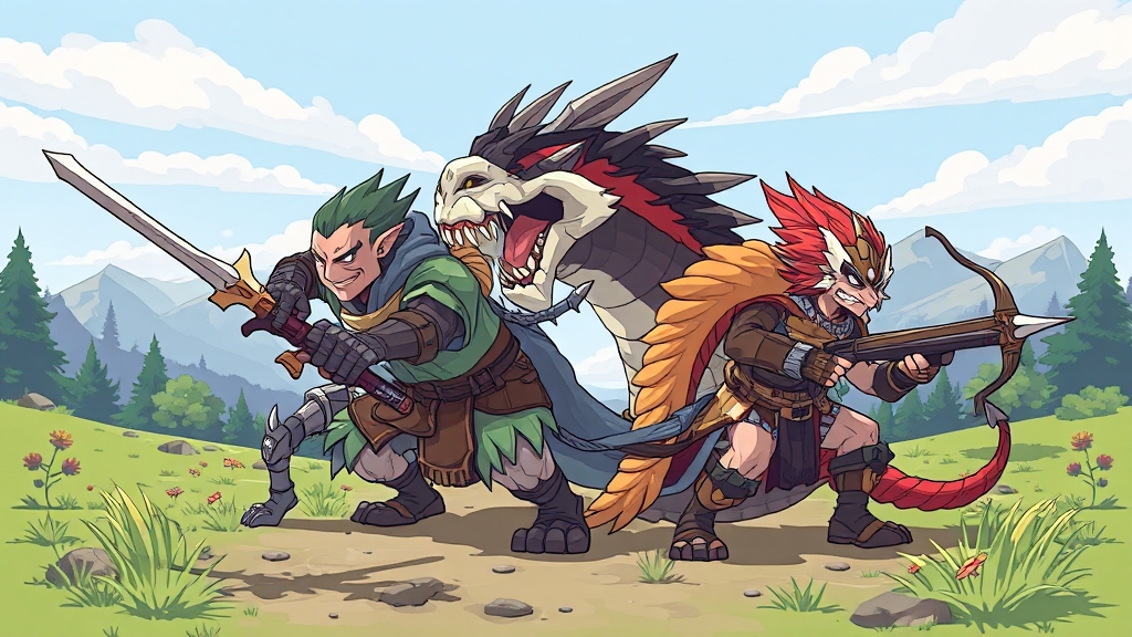 무기 종류 & 티어 정보 (cartoon 스타일)