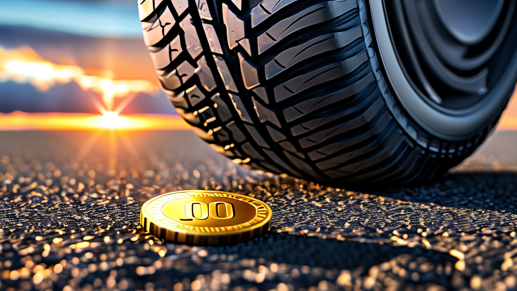 내 타이어, 아직 쓸 만할까? 교체 시기 확인하는 방법 (realistic 스타일)