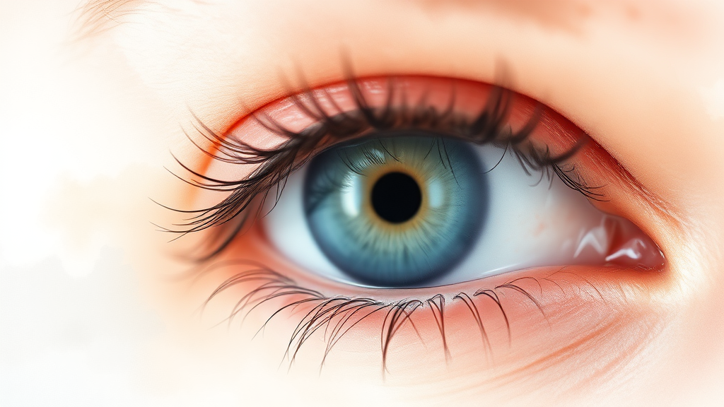 눈곱 과다 생성, 어떤 질환을 의심해야 할까? (watercolor 스타일)