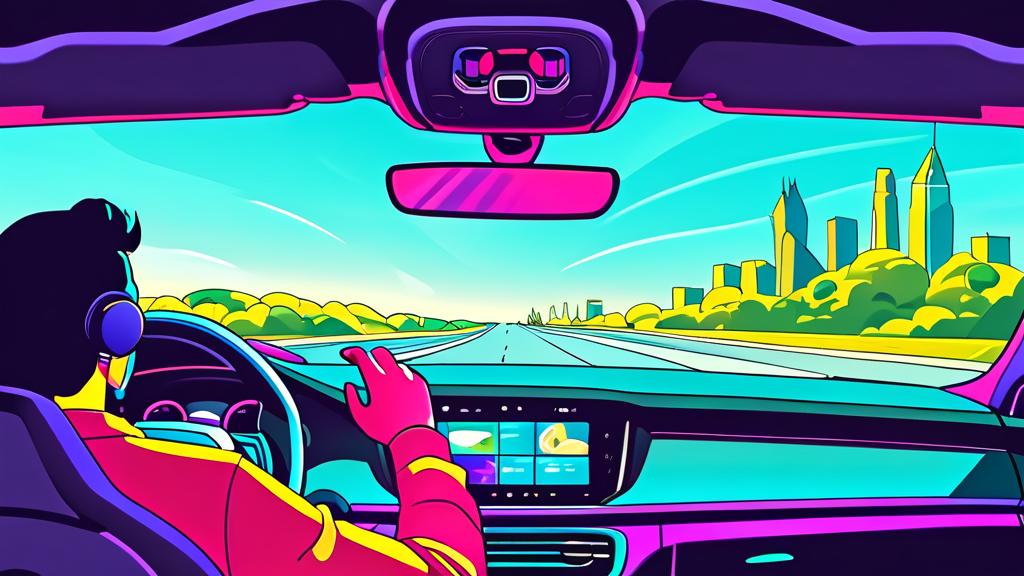 안드로이드 오토, 운전을 더욱 스마트하게 (cartoon 스타일)