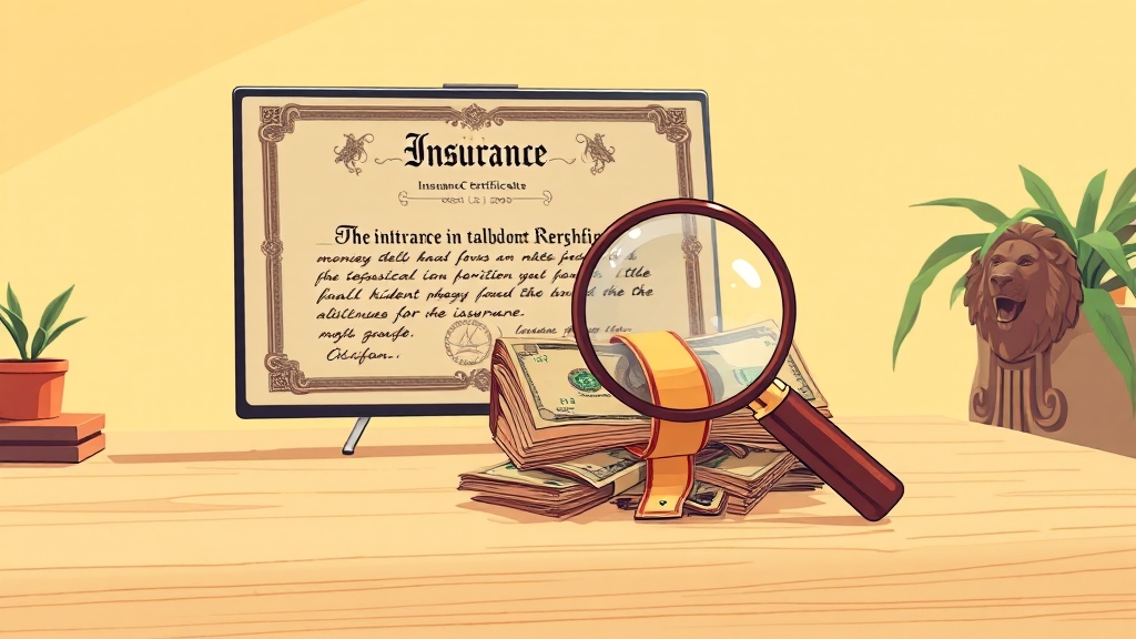 숨은 보험 찾기, 어떤 서비스가 있을까요? (illustration 스타일)