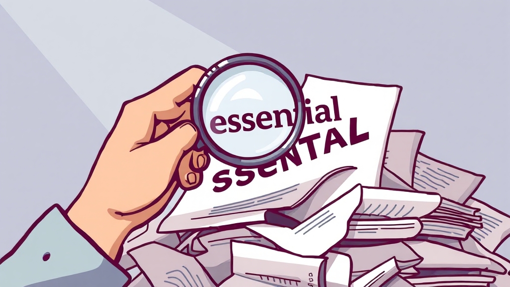 필수 준비 서류 완벽 정리 (cartoon 스타일)