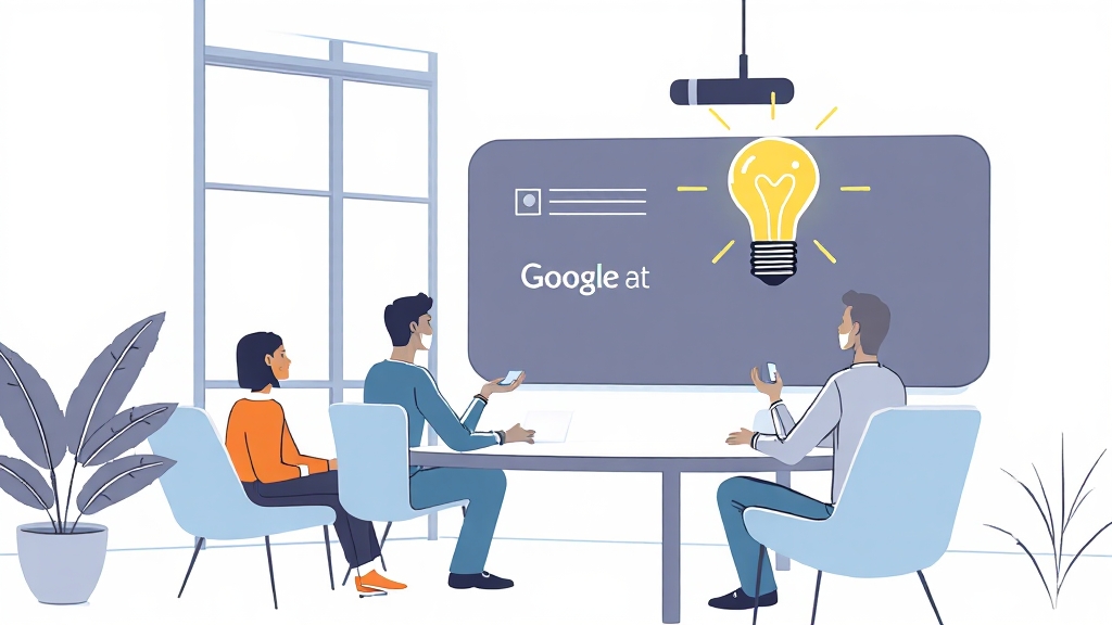 밋 회의 중 채팅 활용법 (illustration 스타일)