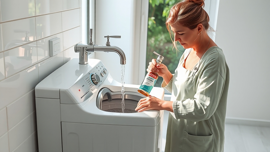 세탁조 클리너, 강력 추천! (realistic 스타일)