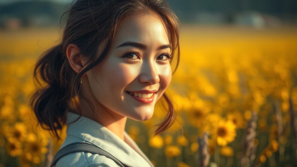 율무팩, 7중 피부 개선 효과 (realistic 스타일)