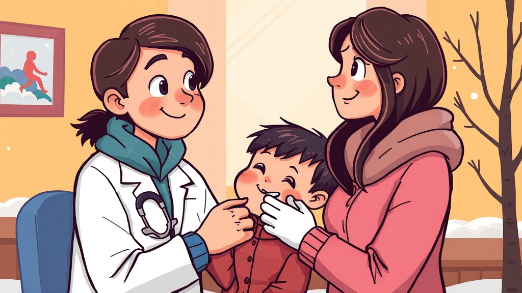 예방접종 예약 및 접종 방법 (cartoon 스타일)