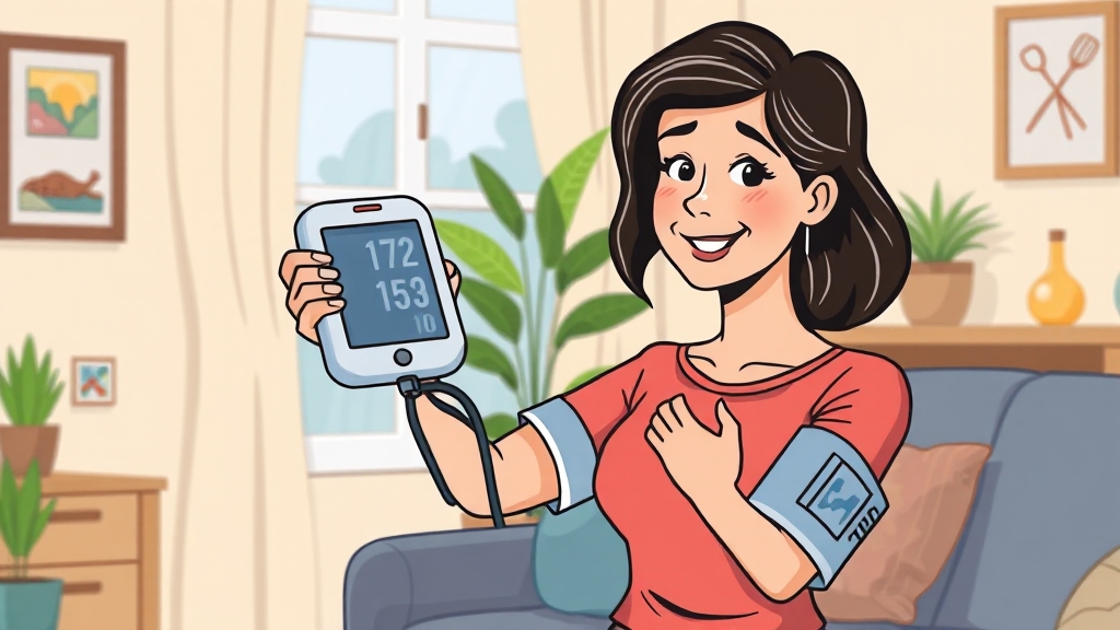 정확한 혈압 측정, 첫걸음! (cartoon 스타일)